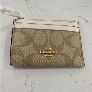 Coach Mini Skinny ID Case NWT